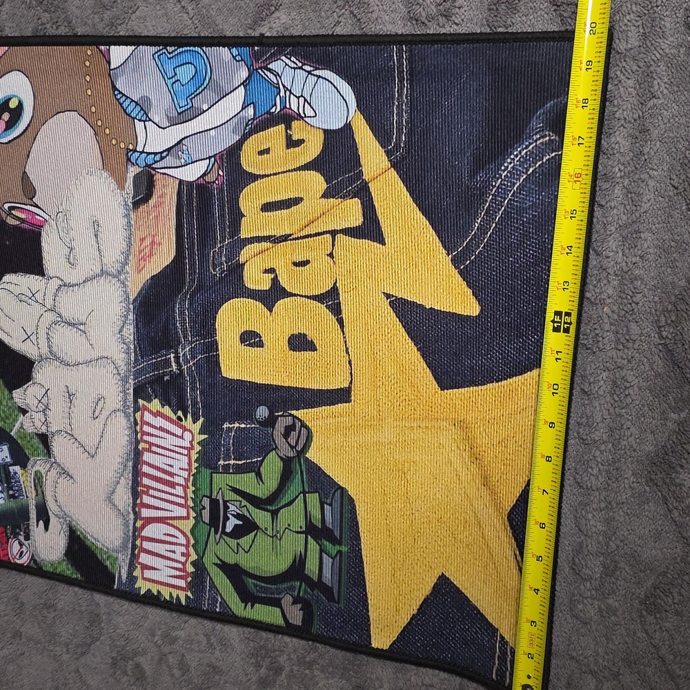 Multicolor Cartoon Graphic Rug - Picture 2 of 3